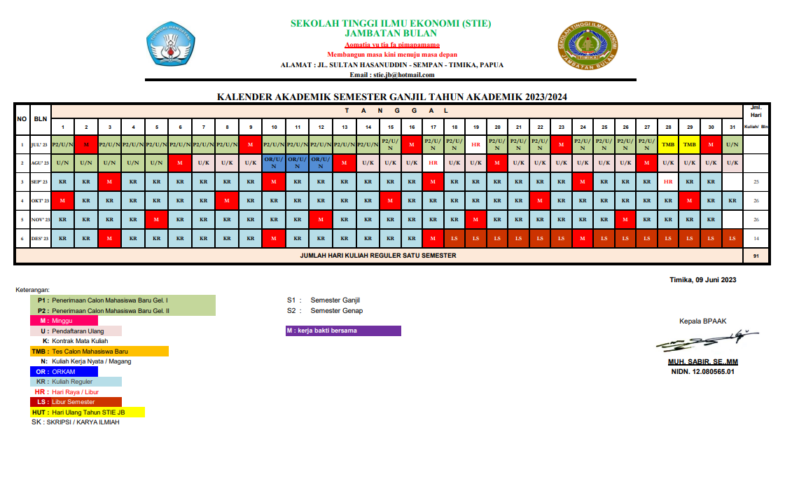 Kalender Akademik